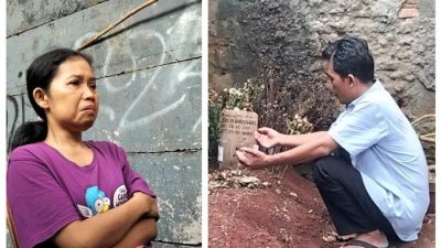 Diana (43), ibunda Soleh saat dijumpai di kediamannya di Jakasampurna, Bekasi Barat dan Saifullah, ayah Soleh korban diduga pedagang manusia menangis di pusara anaknya di Kelurahan Jatisampurna, Kota Bekasi. Soleh Darmawan (24), pemuda asal Kota Bekasi meninggal di Kamboja.