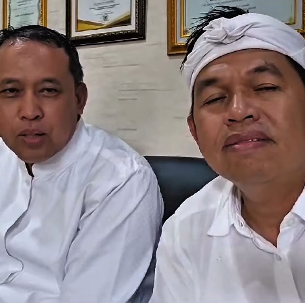 Gubernur Jawa Barat, Dedi Mulyadi bersama Wali Kota Bekasi Tri Adhianto, Jumat (7/3/2025).