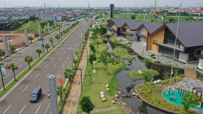 Kawasan Summarecon Gading Crown di Kecamatan Tarumajaya, Kabupaten Bekasi.