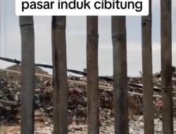 Viral Gunungan Sampah Pasar Induk Cibitung, Diduga Cemari Lingkungan