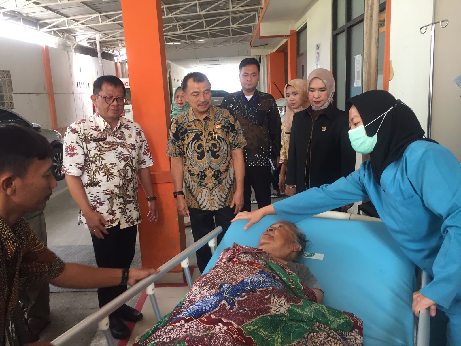 melakukan kunjungan ke RSUD Tipe D Pondokgede, Kamis (13/3/2025).