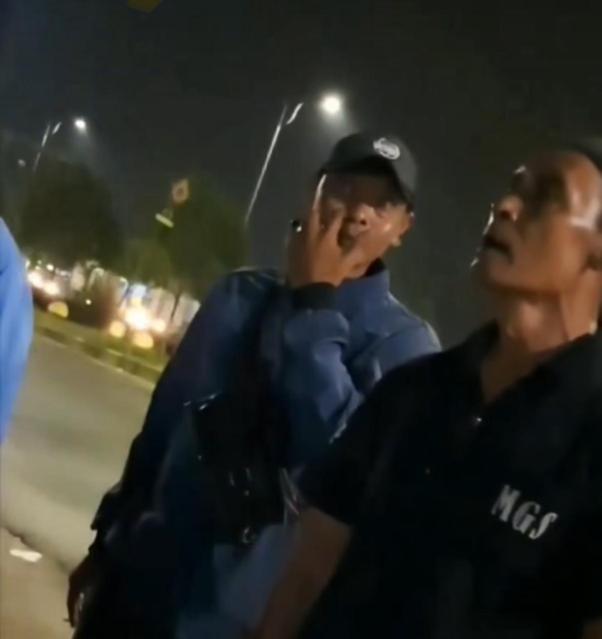 Sekelompok pria yang mengaku dari Ormas melarang pendirian posko mudik di Cikarang