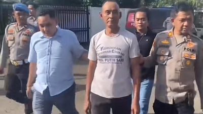 Preman yang sempat mengahalangi pendirian posko mudik oleh relawan ditangkap polisi.
