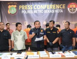6 Pencuri Motor di Bekasi Diringkus Polisi, Motor Hasil Curian Dijual Murah