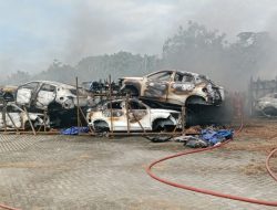 Kebakaran Hanguskan Ratusan Body Kit Mobil Listrik Chery Omoda di Bekasi, Kerugian Capai Rp40 Miliar