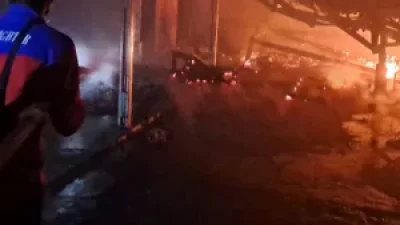 Kebakaran Pabrik Arang Briket di Babelan, Diduga Akibat Korsleting Listrik