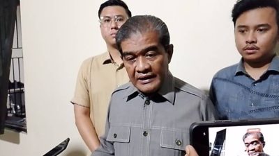 Kuasa hukum AFET, M. Syafrie Noor di Polres Metro Bekasi Kota, Jumat (11/4/2025). Foto: Ist
