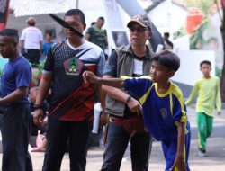 Lempar Pisau Masuk Sekolah: Lempiknas Kenalkan Olahraga Unik untuk Remaja Bekasi