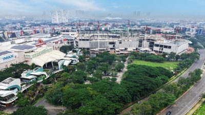 Foto udara Kawasan Summarecon Mall Bekasi