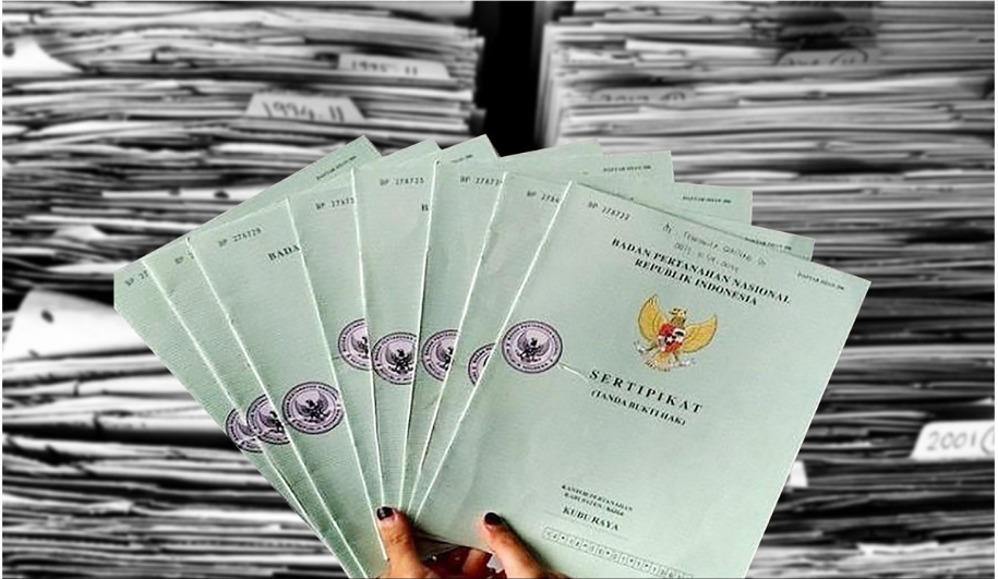 Ilustrasi sertipikat rumah