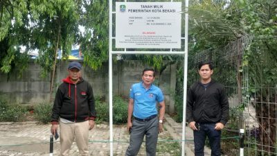 BPKAD Kota Bekasi Lakukan Pengamanan Fisik Aset Daerah, 324 Plang Sudah Terpasang