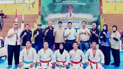 Federasi Karate-Do Indonesia (FORKI) Kota Bekasi menggelar Bekasi Open Karate Championship VII “Piala Wali Kota” pada 25–26 April 2025 di GOR Basket Kota Bekasi.