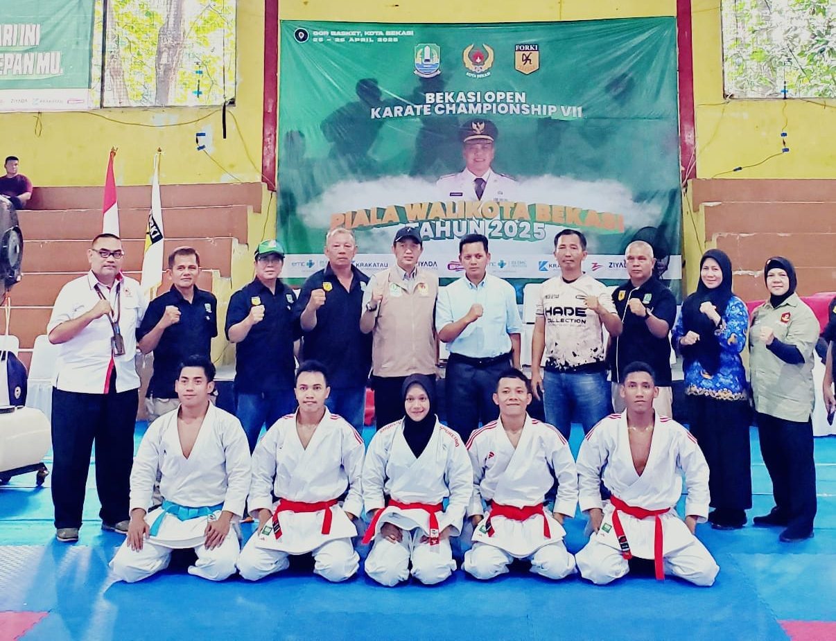 Federasi Karate-Do Indonesia (FORKI) Kota Bekasi menggelar Bekasi Open Karate Championship VII “Piala Wali Kota” pada 25–26 April 2025 di GOR Basket Kota Bekasi.