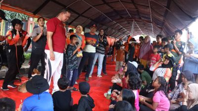 Wali Kota Bekasi Tri Adhianto hadir dalam edukasi kesipasiagaan sejak dini yang digagas BPBD di area CFD. Foto: Ist