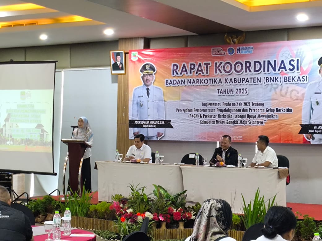 Pemerintah Kabupaten Bekasi gencar mengimplementasikan Peraturan Daerah (Perda) Nomor 2 Tahun 2023 tentang Pencegahan, Pemberantasan, Penyalahgunaan dan Peredaran Gelap Narkotika (P4GN) dan Prekursor Narkotika. Foto: ist