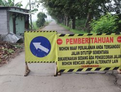 Jalan Raya Karangpatri di Pebayuran Mulai Diperbaiki, Warga Diimbau Gunakan Jalur Alternatif