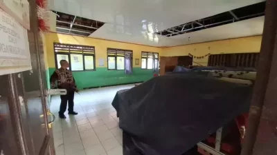 SD Negeri Padurenan 4, Kota Bekasi, jadi salah satu titik program revitalisasi sekolah, Jumat (2/5/2025).