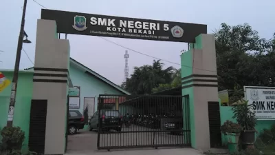 Kota Bekasi - SMK Negeri 5 Kota Bekasi di Perum Villa Indah Permai, Kecamatan Bekasi Utara. Foto: Ist