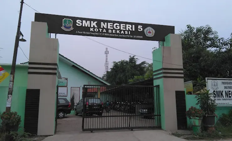 Kota Bekasi - SMK Negeri 5 Kota Bekasi di Perum Villa Indah Permai, Kecamatan Bekasi Utara. Foto: Ist