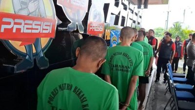 Kota Bekasi - Polres Metro Bekasi Kota berhasil meringkus delapan tersangka kasus narkotika dan obat-obatan terlarang dalam rangkaian Operasi Berantas Jaya 2025, dengan barang bukti berupa sekitar 3 kilogram ganja dan lebih dari 23 ribu butir obat keras golongan G.