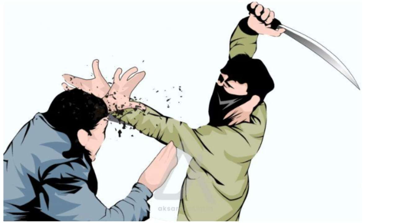 Ilustrasi penganiayaan dengan sajam