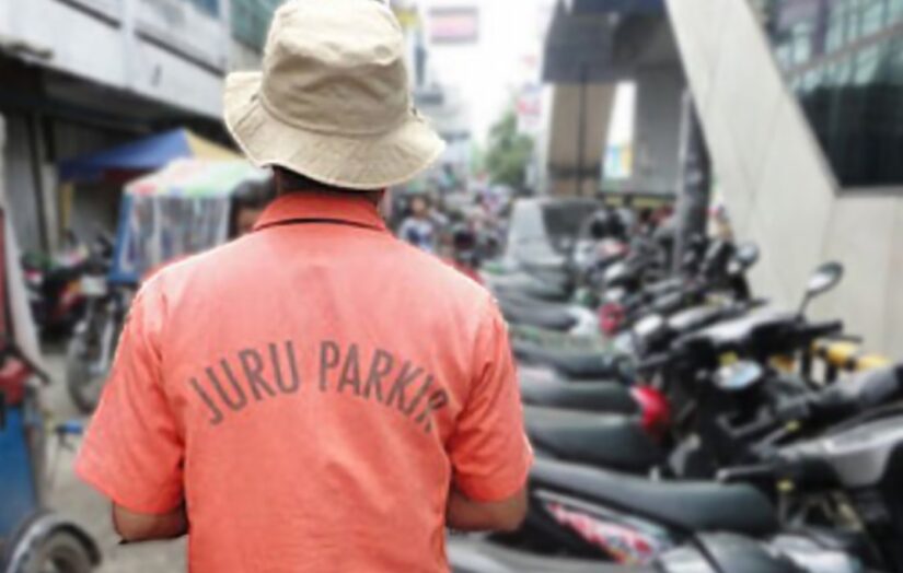 Ilustrasi Juru Parkir