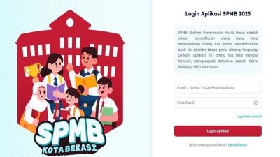 Kota Bekasi - Halaman Login SPMB Kota Bekasi
