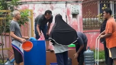 2.000 Warga Mangun Jaya Indah 2 Krisis Air Akibat Pipa Perumda Tirta Bhagasasi Bocor