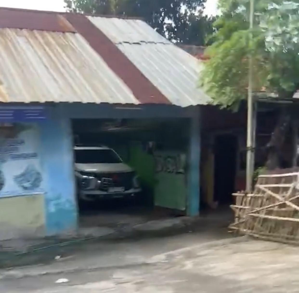 Tangkapan layar video yang menunjukan Bangunan Liar di Desa Gandasari, Cikarang Barat, Kabupaten Bekasi.