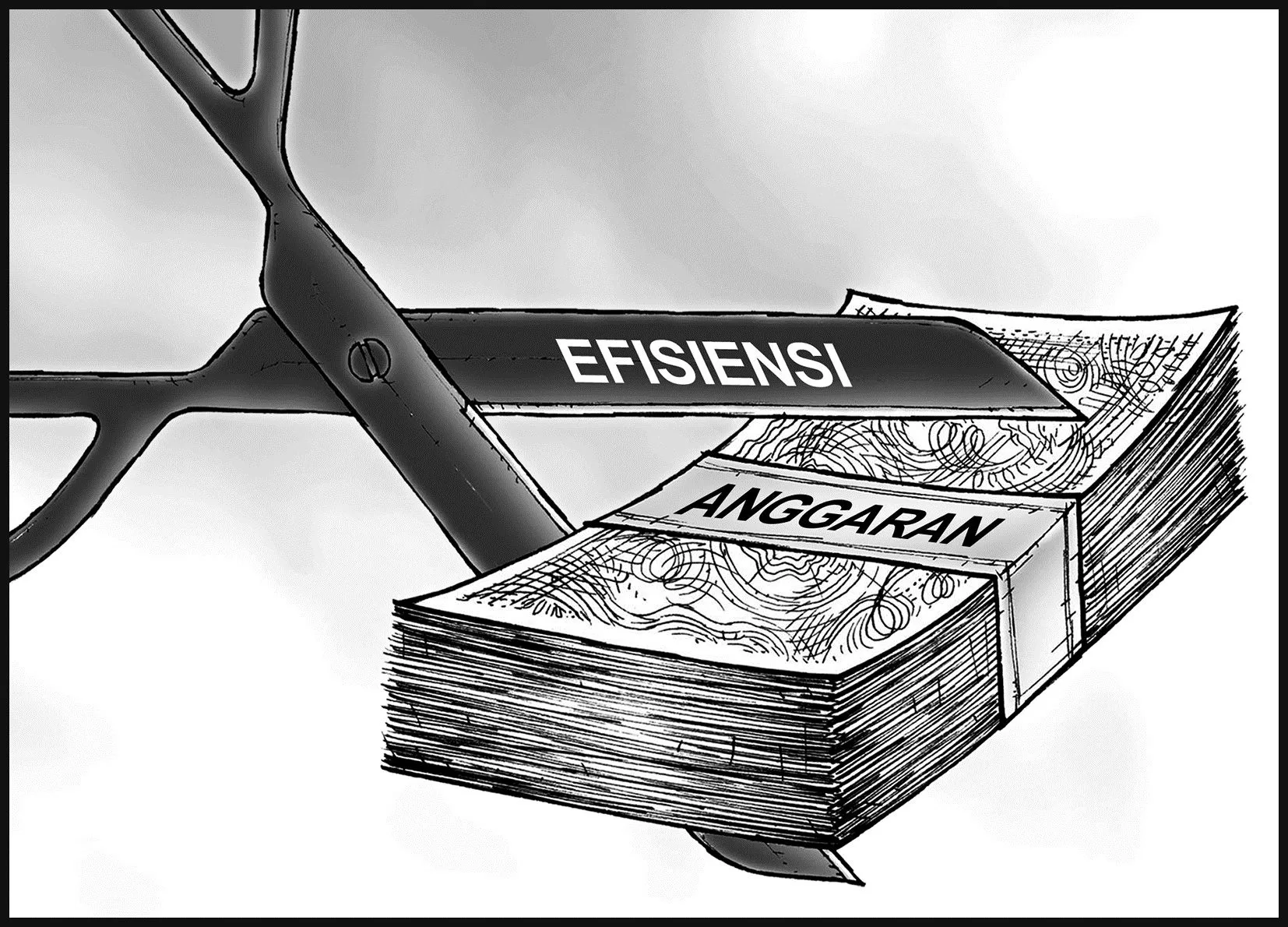 Ilustrasi effisiensi anggaran. Foto: Pontianak Post