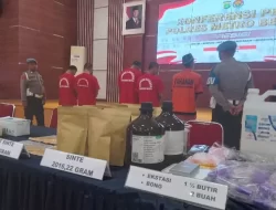 Polres Metro Bekasi Bongkar Jaringan Narkoba Skala Rumahan, Lima Tersangka Ditangkap
