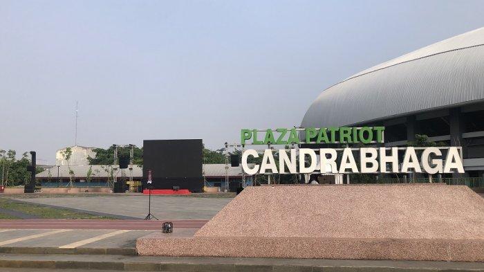Kota Bekasi - Lokasi Nobar Timnas Indonesia vs China di Taman Plaza Patriot Candrabhaga. Foto: Ist