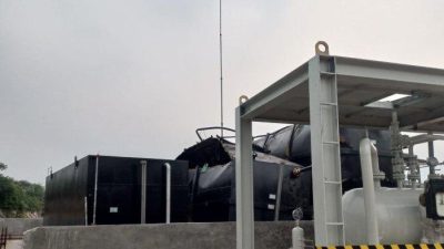Kota Bekasi - Tangki PT Migas Kota Bekasi yang meledak.