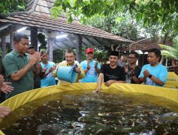 Pemuda Mustika Jaya Tebar Benih Nila, Wawali Bekasi: Ini Harapan Baru!