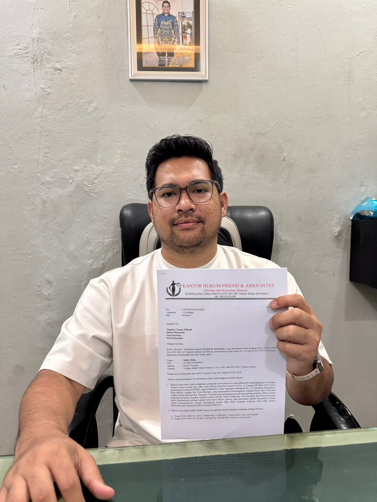 Kota Bekasi - Kuasa Hukum Yayasan NJD