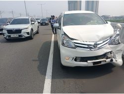 Empat Kendaraan Terlibat Kecelakaan Beruntun di Jalan Layang MBZ, Tidak Ada Korban