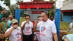 HUT ke-19, Perumda Tirta Patriot Gelar Senam Massal dan Luncurkan Air Minum Gratis