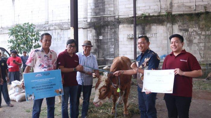 Kabupaten Bekasi - Pemerintah Kabupaten Bekasi menyalurkan puluhan hewan kurban kepada masjid, pesantren, musala, dan tokoh ulama sebagai bagian dari program kepedulian sosial dalam menyambut Hari Raya Iduladha 1446 Hijriah.