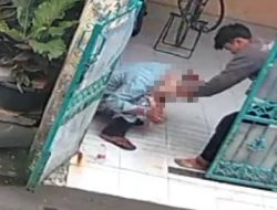 Viral Video Pemuda Aniaya Ibu di Teras Rumah, Pelaku Sudah Diamankan Polisi