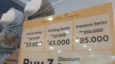 Kota Bekasi - Diskon hijab di Rumah Katun Harapan Indah Bekasi