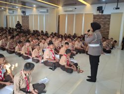 Polsek Jatiasih Edukasi Keselamatan Berlalu Lintas di SMK Negeri 7 Kota Bekasi dalam Operasi Patuh Jaya 2025