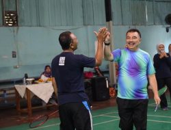 Wakil Wali Kota Bekasi Buka Turnamen Bulu Tangkis Antar Kelurahan se-Mustika Jaya