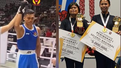 Kota Bekasi - Para petinju muda asal Kota Bekasi menunjukkan taringnya dalam ajang Seleksi Nasional (Seleknas) Tinju Piala Menpora 2025 yang digelar di Hall Basketball, Kompleks GBK Senayan, Jakarta, pada 21–26 Juli 2025.