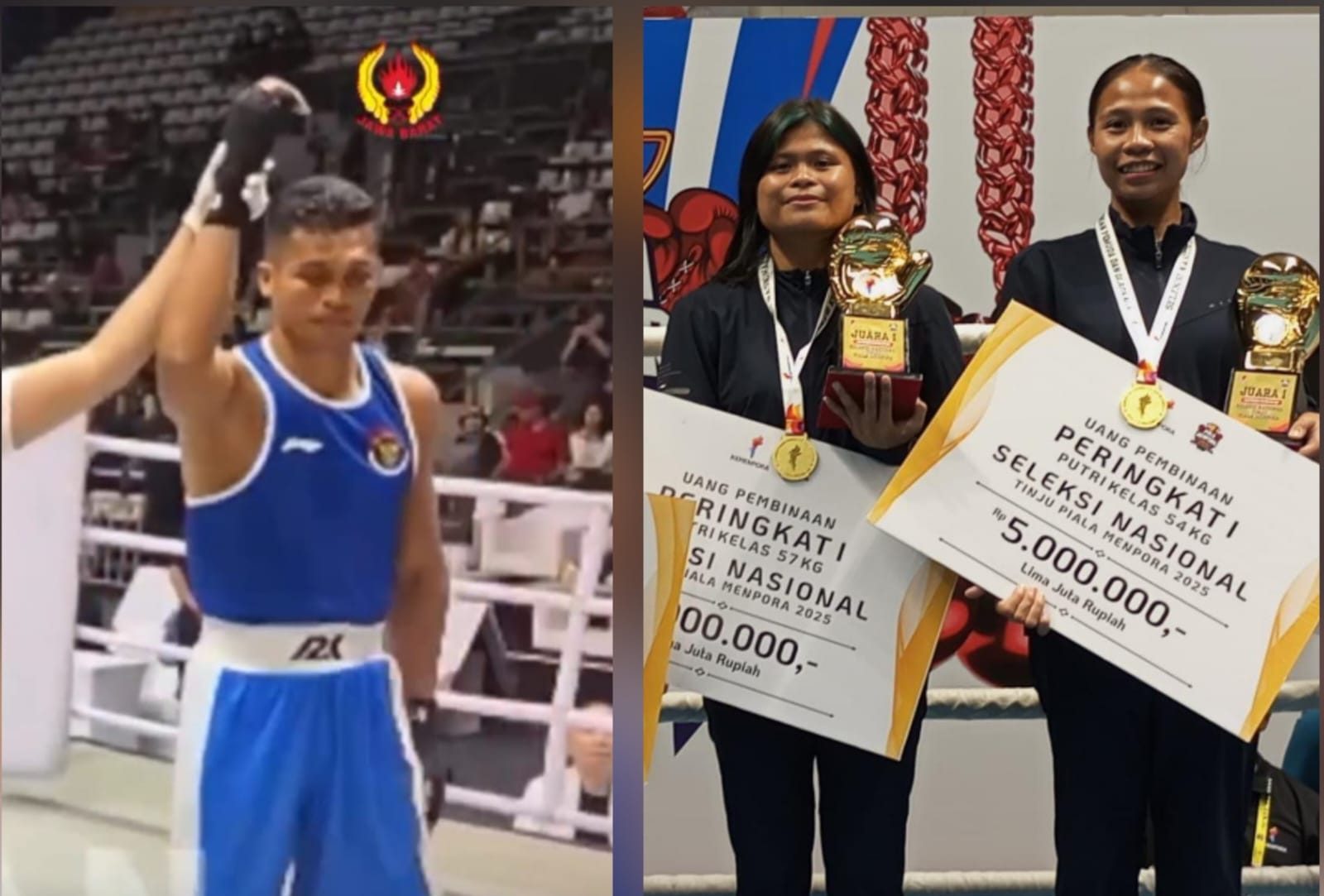 Kota Bekasi - Para petinju muda asal Kota Bekasi menunjukkan taringnya dalam ajang Seleksi Nasional (Seleknas) Tinju Piala Menpora 2025 yang digelar di Hall Basketball, Kompleks GBK Senayan, Jakarta, pada 21–26 Juli 2025.
