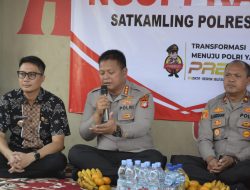Kapolres Ngopi Bareng Warga Kayuringin, Curhat soal Keamanan dan Balap Liar