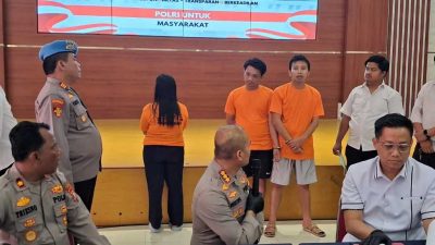 Kabupaten Bekasi - Kepolisian Resor Metro Bekasi berhasil mengungkap kasus penipuan berkedok yayasan penyalur kerja fiktif yang beroperasi di wilayah Kabupaten Bekasi.