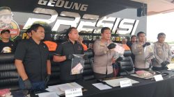 Kota Bekasi - Konferensi Pers Polres Metro Bekasi Kota.