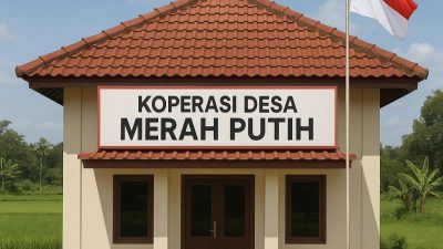 Kabupaten Bekasi - Ilustrasi Koperasi Merah Putih