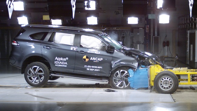 Bekasi - Ilustrasi. Crash test Balai Pengujian Laik Jalan dan Sertifikasi Kendaraan Bermotor (BPLJSKB) di Bekasi, Jawa Barat. Australia NCAP