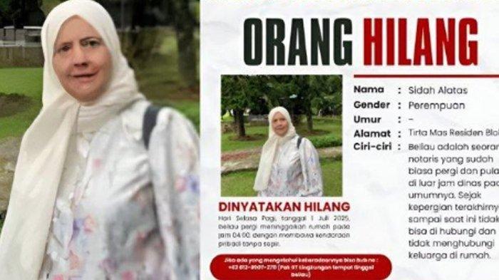 Kabupaten bekasi - Misteri kematian tragis Syarifah Sidah Alatas (60), seorang notaris asal Kota Bogor, akhirnya mulai terkuak.